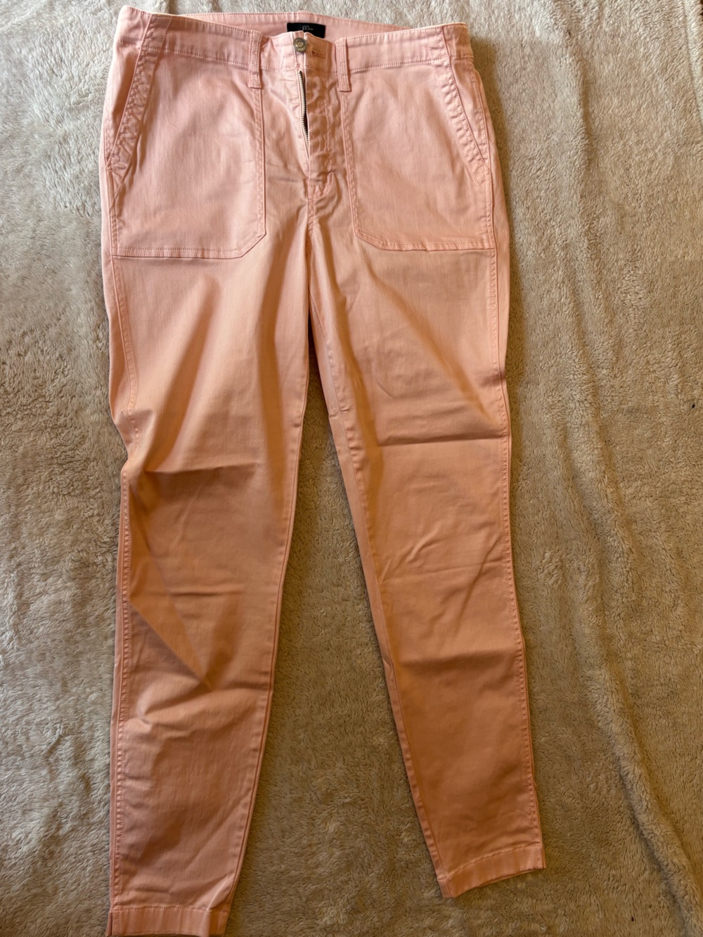 J. Crew High-Rise Women’s Jeans in Soft Peach